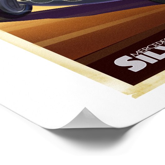 銀の矢印 ポスター (角)