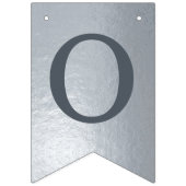 銀の神が6つの手紙の名前の洗礼聖餐会 バンティングフラッグ (第2の旗)