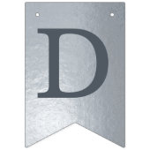 銀の神が6つの手紙の名前の洗礼聖餐会 バンティングフラッグ (第3の旗)