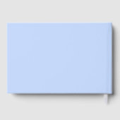 銀の結合ハート ゲストブック (裏面)