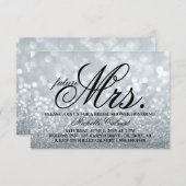 「銀の輝きのシャワーフューチャーミセス」招待状 招待状 (正面/裏面)
