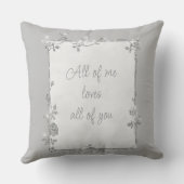 銀の輝エレガントく枠バレンタイン クッション (裏面)