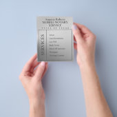 銀の金属公証人  チラシ (手)