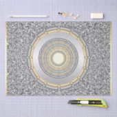 銀の金色のティッシュペーパー 薄葉紙 (クラフト)