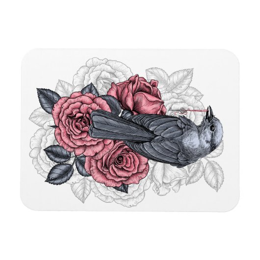 銀の鍵 マグネット (横)