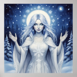 銀の雪の女王  ポスター