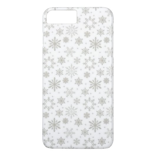 銀の雪の花 iPhoneケース デザイン Case-Mate iPhoneケース (裏面)