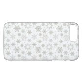 銀の雪の花 iPhoneケース デザイン Case-Mate iPhoneケース (裏面(横))