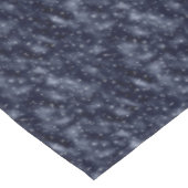 銀の雪エレガントの降るクリスマス テーブルクロス (アングル)