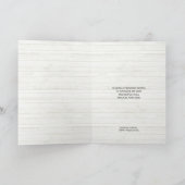 銀の雪片が世界に喜ぶ3枚の写真 シーズンカード (内部)