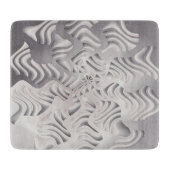 銀の雪片 カッティングボード (正面)