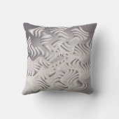 銀の雪片 クッション (裏面)