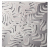 銀の雪片 タイル (正面)