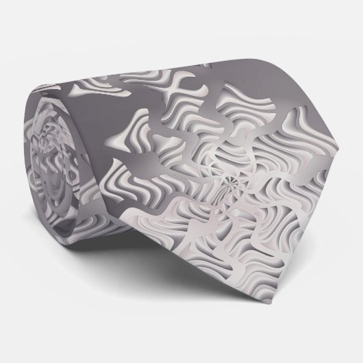 銀の雪片 ネクタイ (ロール)