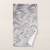 銀の雪片 バスタオルセット (ハンドタオル)