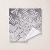 銀の雪片 バスタオルセット (ウォッシュタオル)