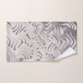 銀の雪片 バスタオルセット (ハンドタオル)