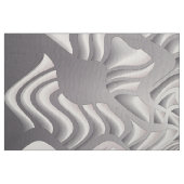 銀の雪片 ファブリック (ファットクウォーター)