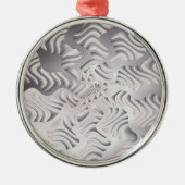 銀の雪片 メタルオーナメント (正面)
