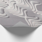 銀の雪片 ラッピングペーパー (角)