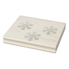 銀の雪片 ラバースタンプ