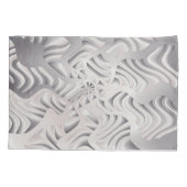 銀の雪片 枕カバー (裏面-左)