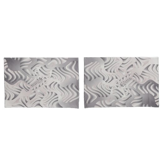 銀の雪片 枕カバー (フロントセット)