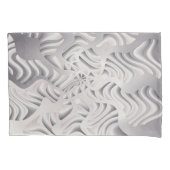 銀の雪片 枕カバー (正面左)