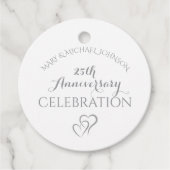 銀の25周年記念ランチョン フェイバータグ (正面)