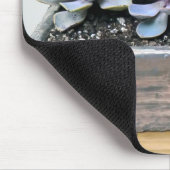 銀のSucculent マウスパッド (コーナー)