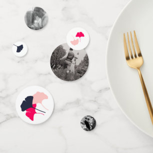 銀はっきりした杏葉カスタム写真 コンフェッティ