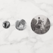 銀はっきりした杏葉カスタム写真 コンフェッティ (正面)