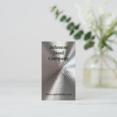 銀は名刺を波立てます 名刺 (スタンド正面)