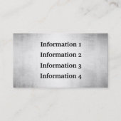 銀は名刺を波立てます 名刺 (裏面)