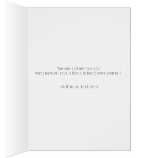 銀は紙吹雪の点のモダンのサンキューカードを風船のようにふくらませます (内側 (右))