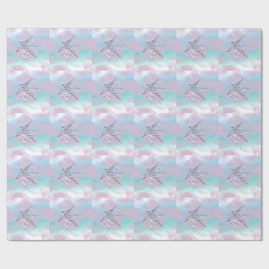 銀はRNのケリュケイオンの医学の母真珠を好みます ラッピングペーパー (フラット)