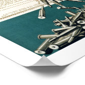 銀を弾丸に縁どす ポスター (角)