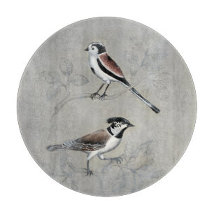 銀を着せられた飼鳥園 組 カッティングボード