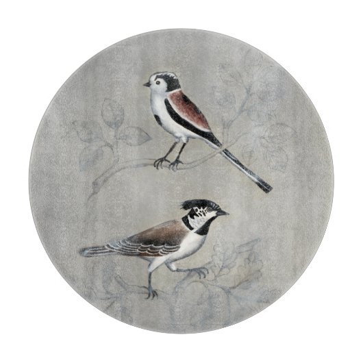 銀を着せられた飼鳥園|組 カッティングボード (正面)