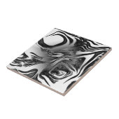 銀インク抽象芸術 タイル (側面)