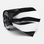 銀インク抽象芸術 ネクタイ (ロール)