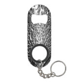銀ウェットメタル芸術的ユニーク キーホルダー栓抜き (裏面)