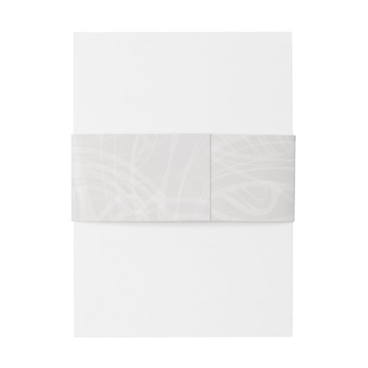 銀エレガントとダマスクの結婚式 招待状ベリーバンド (裏面例)