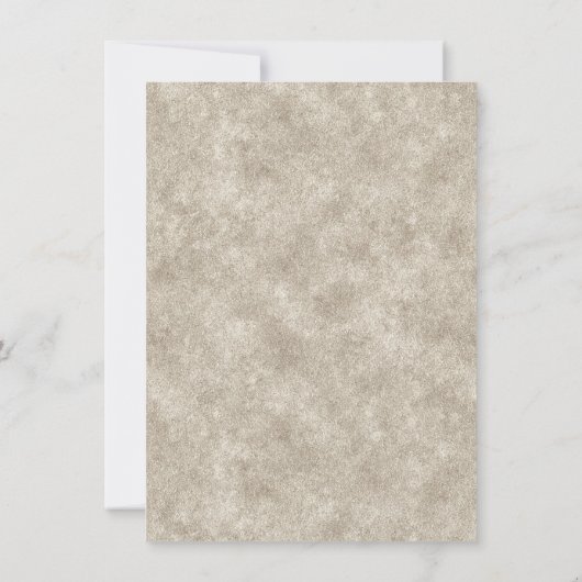 銀エレガントと白のリハーサル 招待状 (裏面)