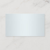 銀エレガントカスタム写真歯科医用名刺 名刺 (裏面)