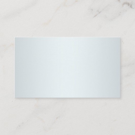 銀エレガントカスタム写真歯科医用名刺 名刺 (裏面)