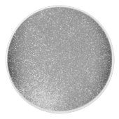 銀エレガントグリッターセラミックプルキャビネットノブ セラミックノブ (正面)