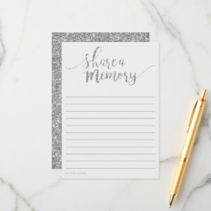 銀エレガントグリッター共有Aメモリカード アドバイスカード