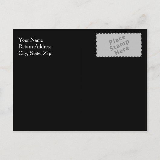 銀エレガントグリッター結婚式の日付を保存 案内ポストカード (裏面)