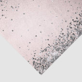 銀エレガントグリッター金フェイク属赤面ピンク 薄葉紙 (詳細)